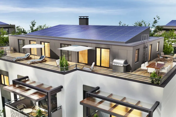 A energia solar residencial oferece uma solução sustentável e econômica para reduzir a dependência de energia elétrica convencional de uma residência.